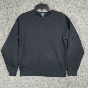 Lands End Sweatshirt Womens S Black Oversized Pullover Sweater Workout‎ Hiking